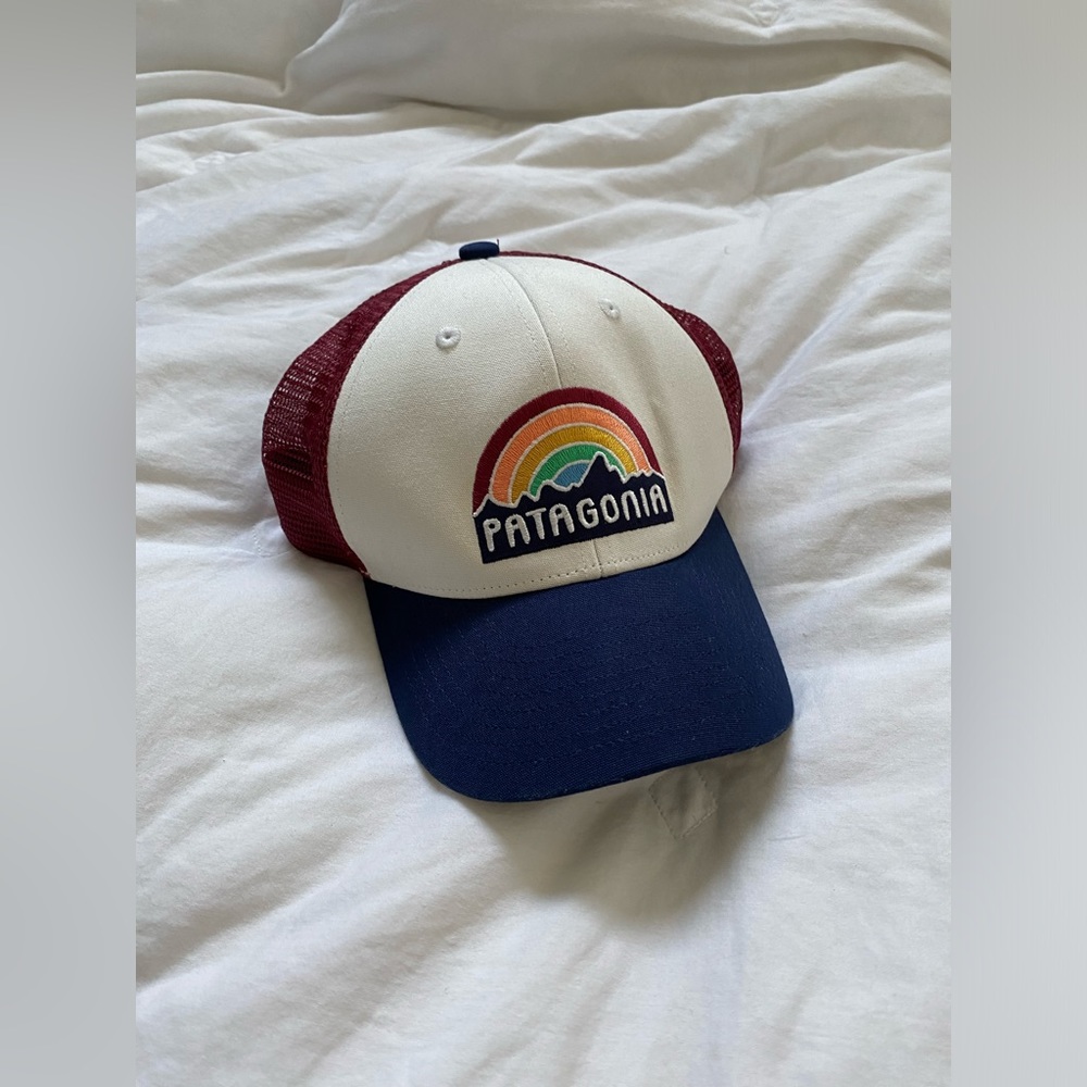 Rainbow Patagonia Trucker Hat